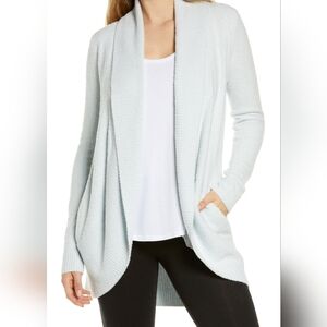 Barefoot Dreams Cozy Chic Lite Circle Cardigan in Blue Water